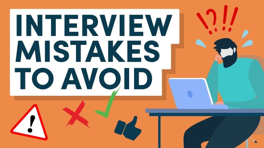 10 Mistakes You Should Avoid in a Job Interview