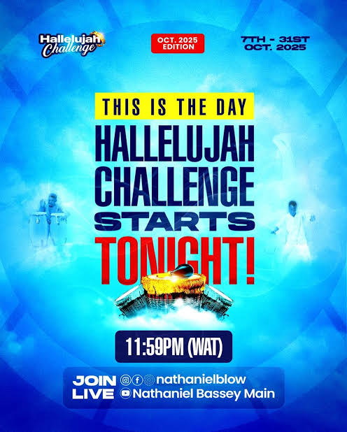 Hallelujah Challenge 2025: October Edition Commences Tonight at Midnight
