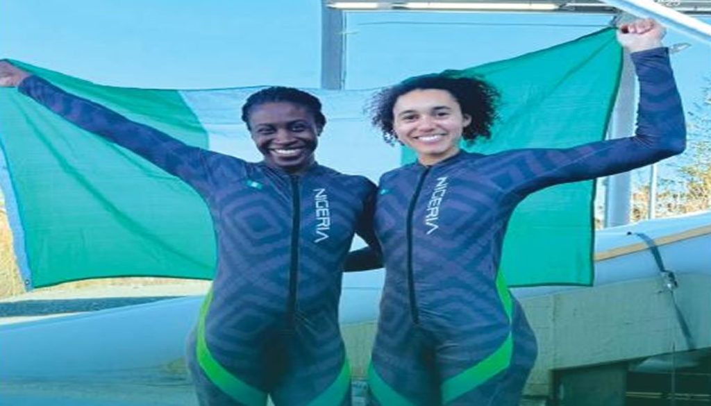 Adeagbo and King become Africa’s first bobsleigh pair