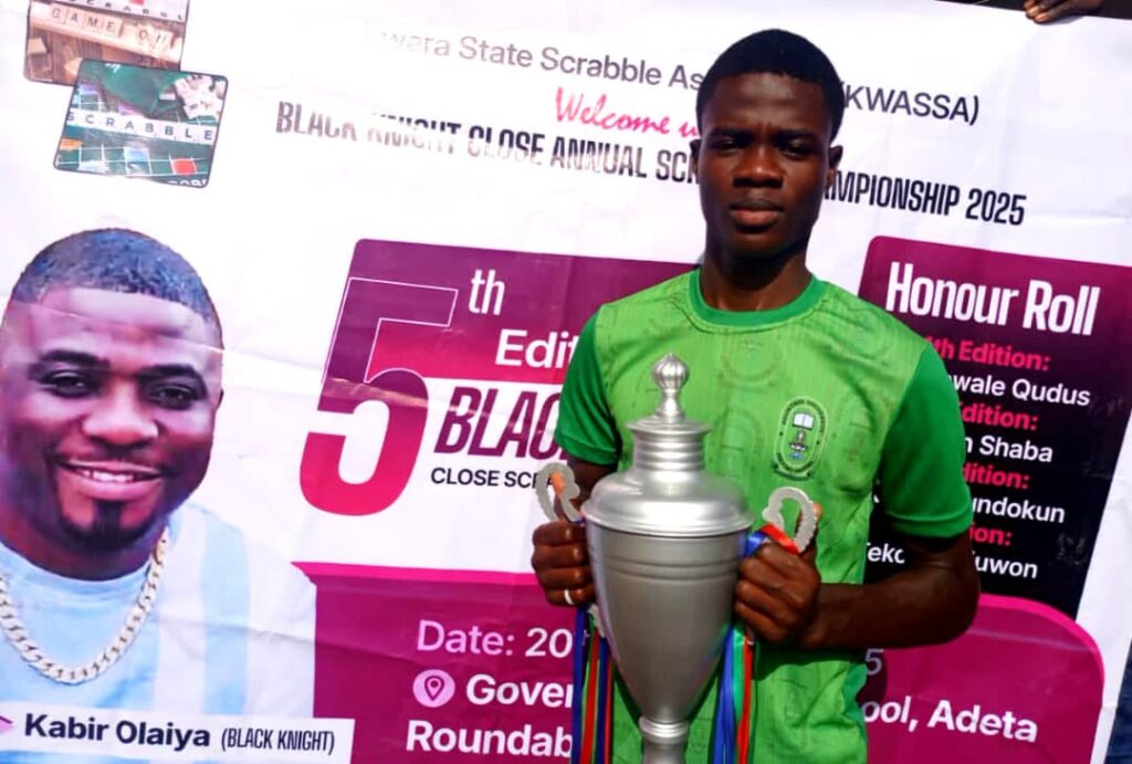 Boluwatife Wins Black Knight Scrabble Title