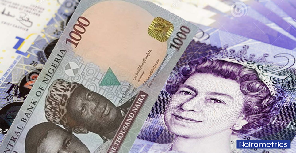 British Pound Rises Slightly Against Naira in Official and Parallel Markets