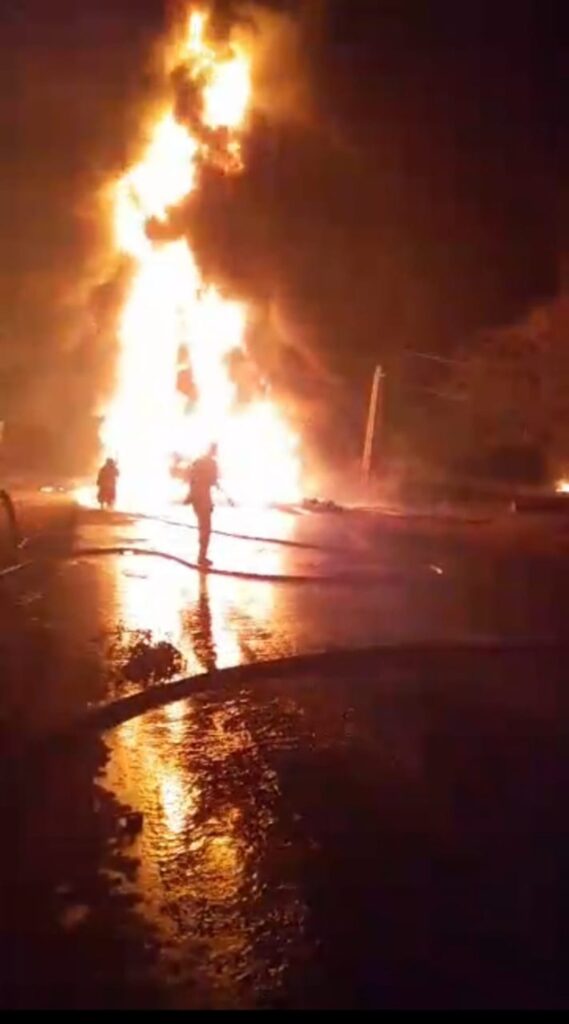 Fire service saves man from burning truck in Oyo
