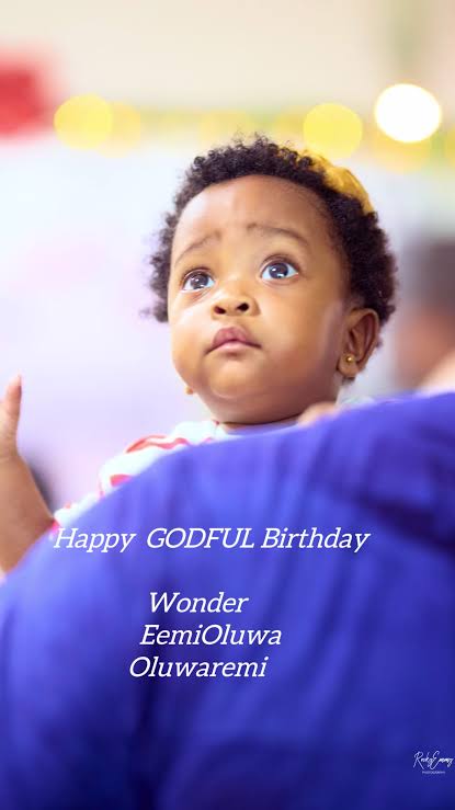 Kunle Remi and Tiwi Celebrate One Year of Miracle Baby Wonder