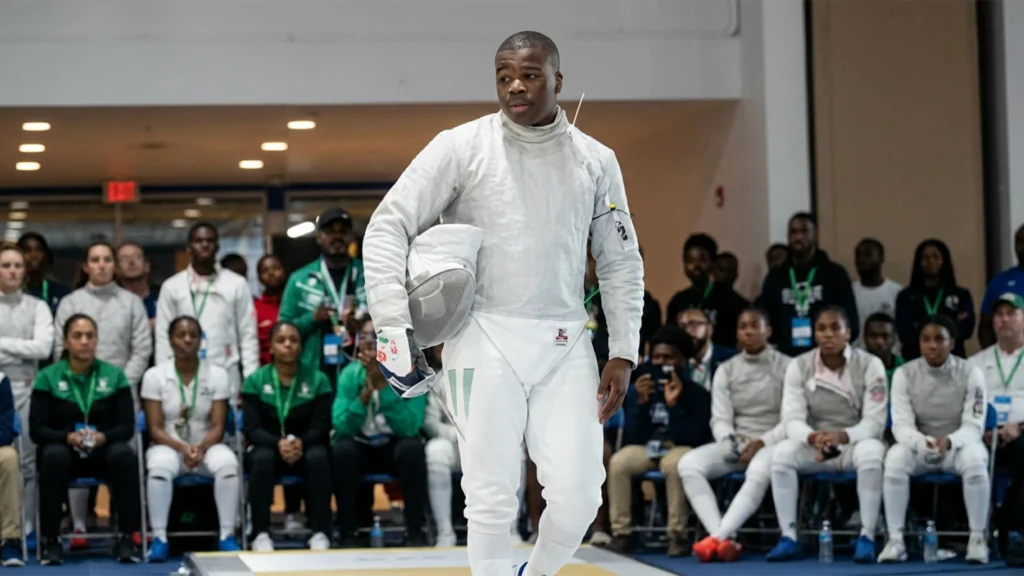 Inkosi Brou Makes History in World Fencing Rankings