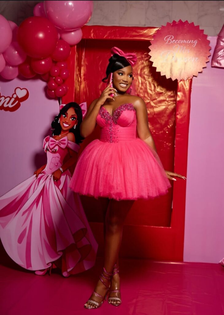 Pink-Themed Bridal Shower Leaves Simi Sanya Shocked and Excited