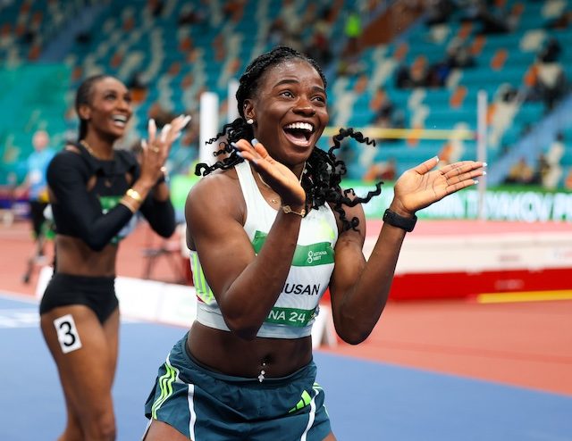 Amusan kicks off season with 200m silver in Jamaica