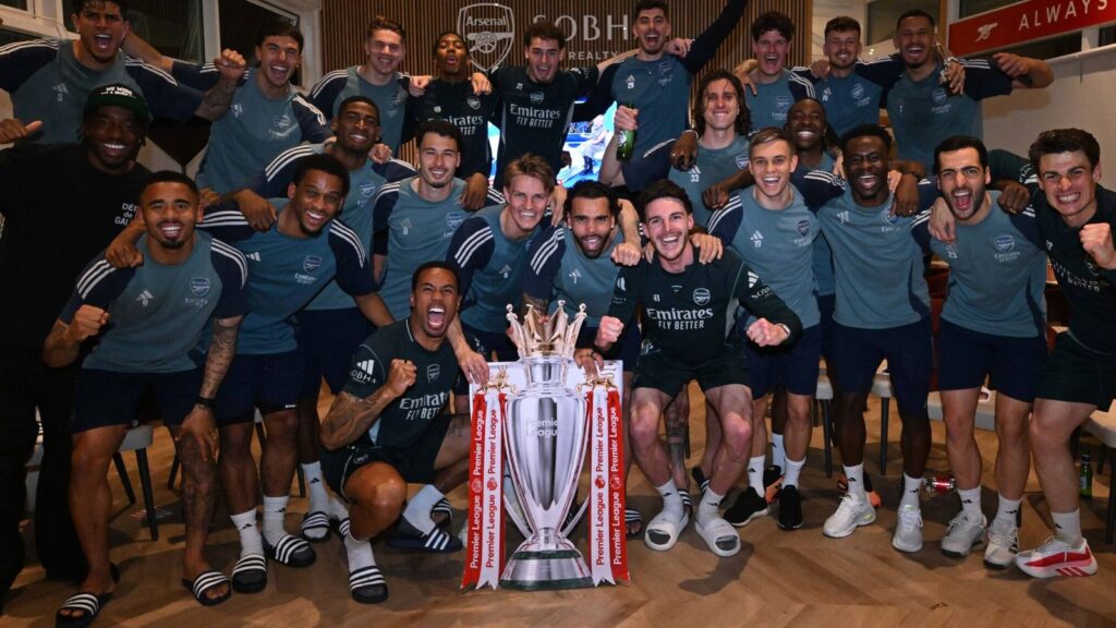 Arsenal end 22-year Premier League drought