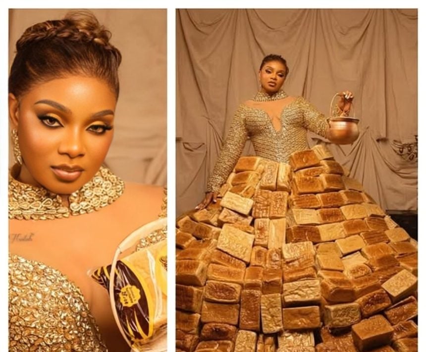 BBNaija’s Queen Mercy Atang says viral bread dress caused back injury