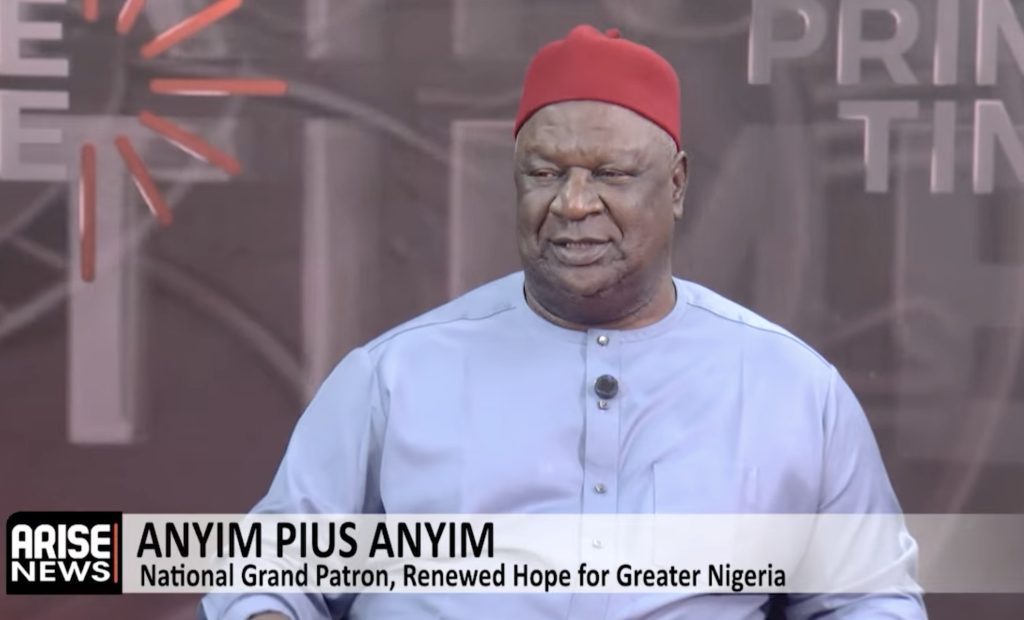 Anyim Defends Tinubu’s Absence from UN General Assembly